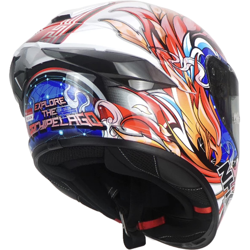 NHK Helmet K5R SV Alonso Lopez #8 (White Glossy) -3