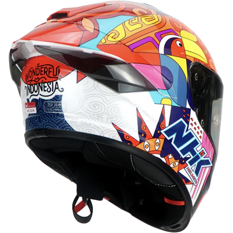 NHK Helmet K5R SV Bobend Sneyder #7 (White Glossy) -4
