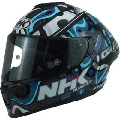 NHK Helmet K5R SV Nebula (Black/Tosca Glossy) -1