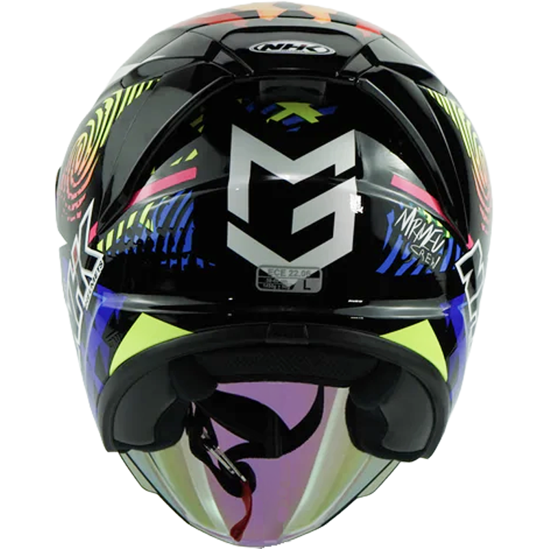NHK Helmet S1GP S Mark Garcia (Black Glossy) -2