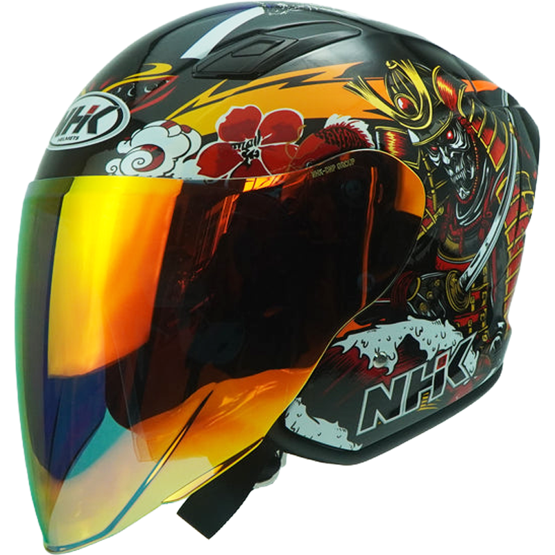 NHK Helmet S1GP S Nobunaga (BlackGlossy) -1