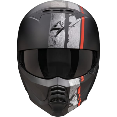 Scorpion Helmet Exo-Combat II (Lord Matte Black/Red)