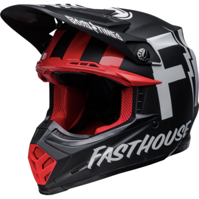 Bell Helmet Moto-9S Flex (FH Tribe Matte Gloss Black/White) -1