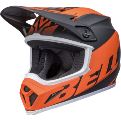Bell Helmet MX-9 Mips (Disrupt Matte Black/Orange) -1