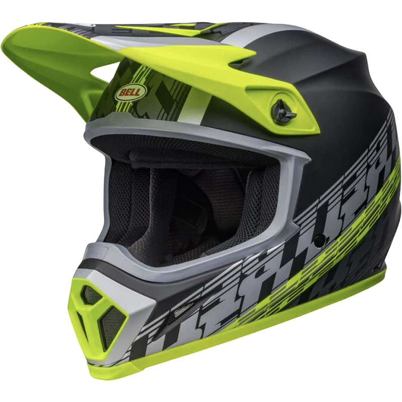 Bell Helmet MX-9 Mips (Offset Matte Black/Hi-Viz) -1
