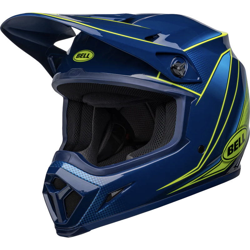 Bell Helmet MX-9 Mips (Zone Navy/Retina) -1