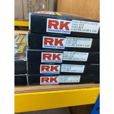 RK Chain & Sprocket Kit for Modenas Jaguh (15T, 40T / 42T)