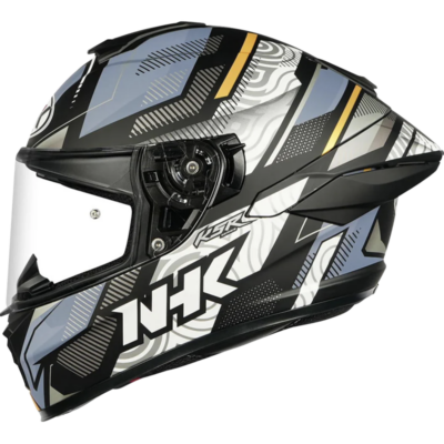 NHK Helmet K5R SV Speed Lite (Black/Gray Silver Matt) -1