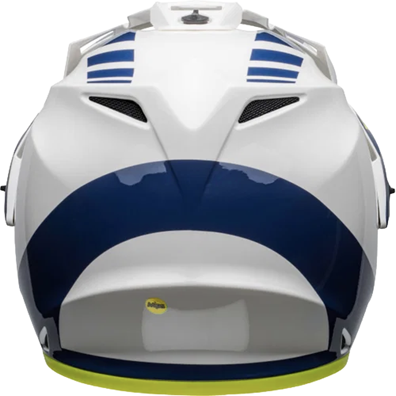 Bell Helmet MX-9 Adventure (Dash White/Blue/Hi-Viz) -5