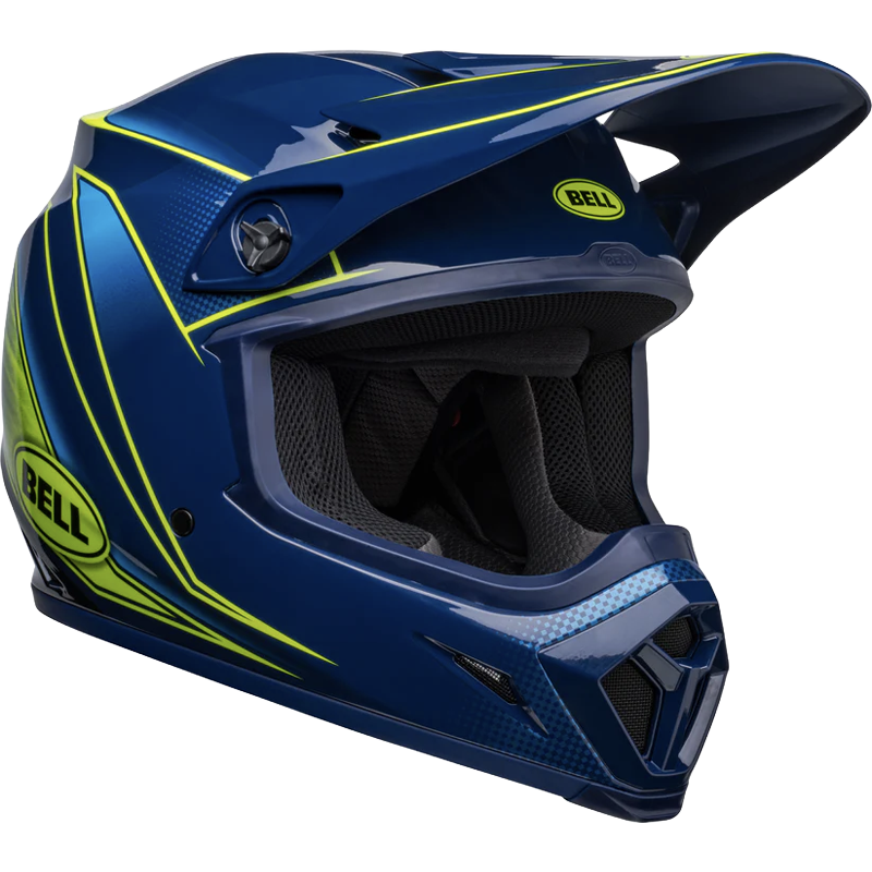 Bell Helmet MX-9 Mips (Zone Navy/Retina) -3
