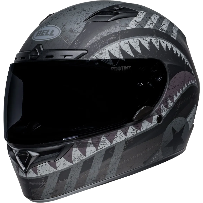 Bell Helmet Qualifier DLX MIPS (Devil May Care Matte Black/Grey) -1