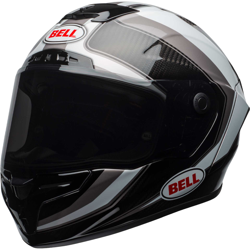 Bell Helmet Race Star (Sector White/Titanium) -1