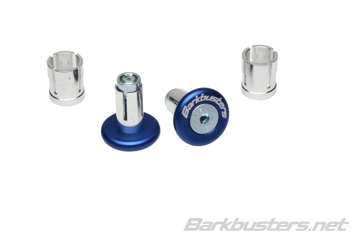 Barkbusters Accessory Bar End Plug Protectors ( Blue )