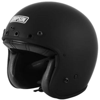 Simpson Helmet Chopper (Matte Black) -1