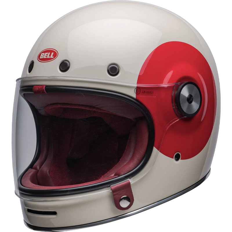 Bell Helmet Bullitt SE (TT Gloss Vintage White/Ox Blood) -1