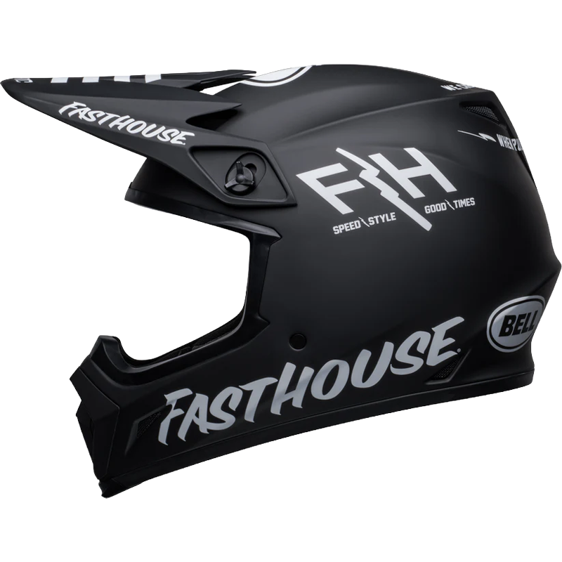Bell Helmet MX-9 Mips (FH Prospect Matte Black/White) -6
