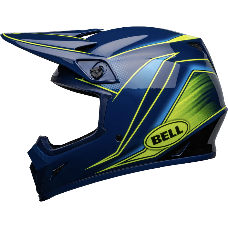 Bell Helmet MX-9 Mips (Zone Navy/Retina) -6