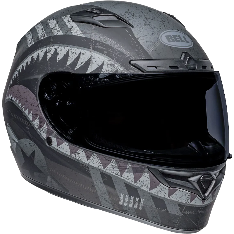 Bell Helmet Qualifier DLX MIPS (Devil May Care Matte Black/Grey) -3