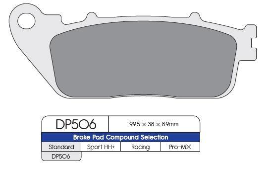 DP Brake Pads for Honda CB1000 (DP506) - Image 4