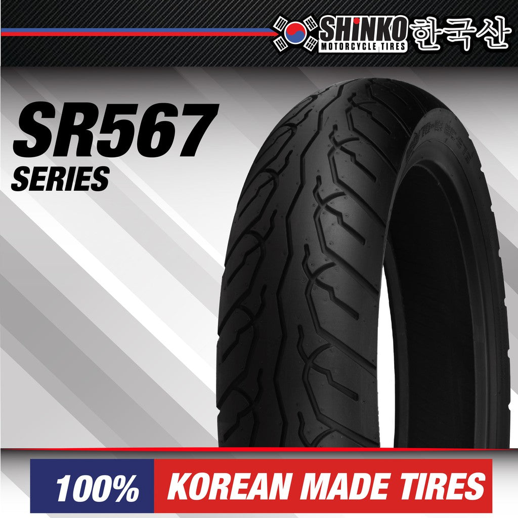 SHINKO TIRE TYRES TAYAR SR567 SCOOTER Tyres Series 110/70-16 120/70-15