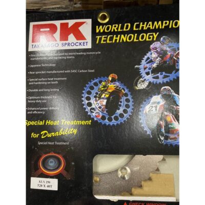 RK Premium Sprocket for Kawasaki KLX250 (520 x 40T)