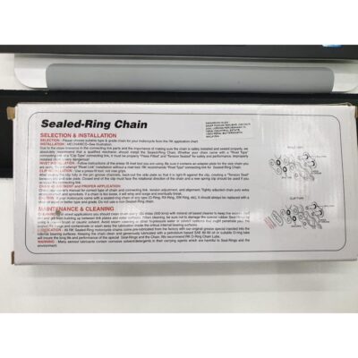RK RX-Ring Chain GB525KRX 120L Gold Rivet Type