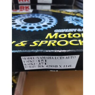 RK Chain & Sprocket Kit for Yamaha LC135 /135LC (15T, 33T / 36T / 37T / 38T / 39T)