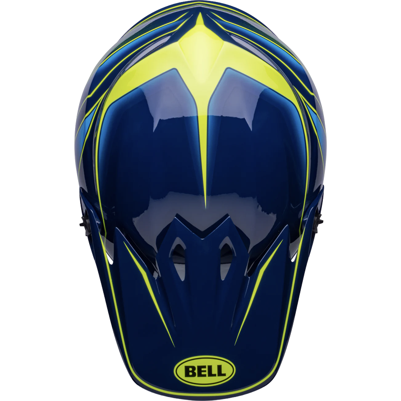 Bell Helmet MX-9 Mips (Zone Navy/Retina) -7