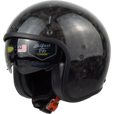 Scorpion Helmet Belfast Evo Onyx Carbon (Solid Black) -1