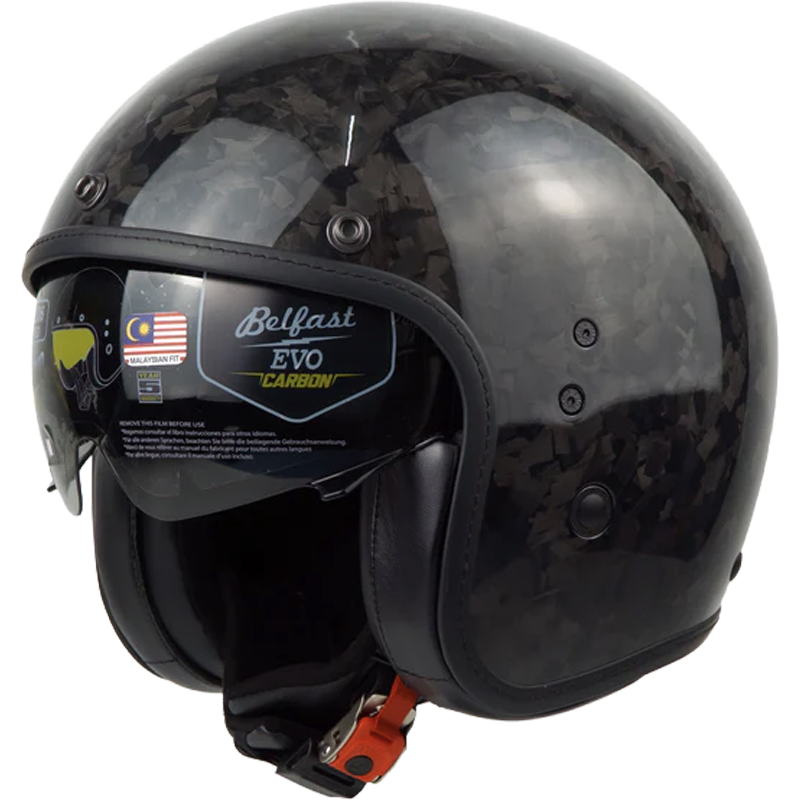 Scorpion Helmet Belfast Evo Onyx Carbon (Solid Black) -1