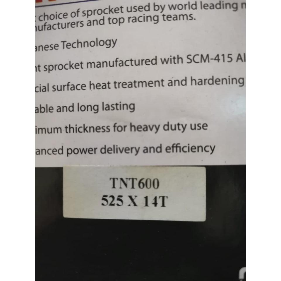 RK Premium Front Sprocket for Benelli TNT600 (525 x 14T / 15T) - Image 2