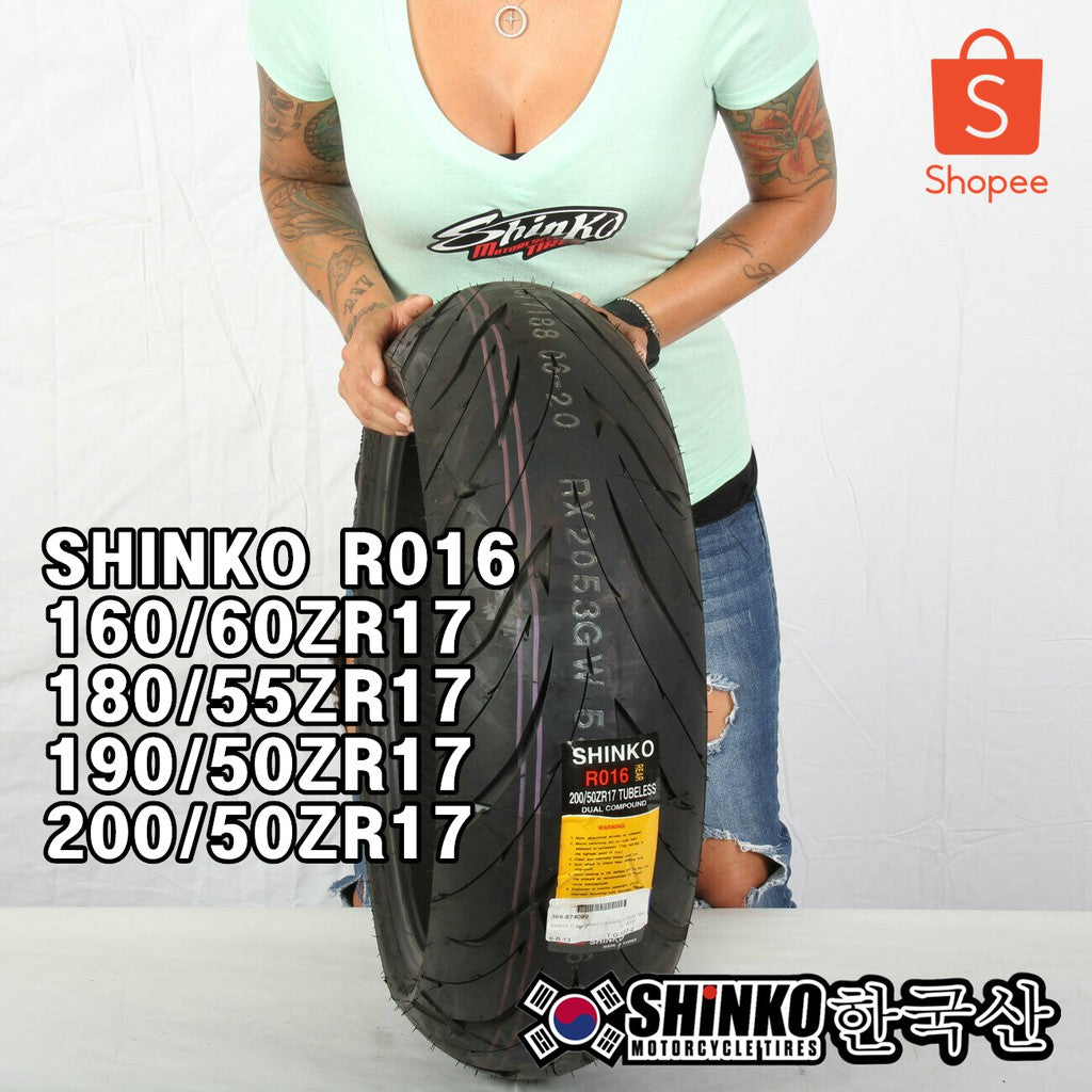SHINKO TIRE TAYAR TYRES F016 R016 120/70 120/60 160/60 180/55 190/50 190/55 200/50 DUCATI SUZUKI KAWASAKI YAMAHA HONDA
