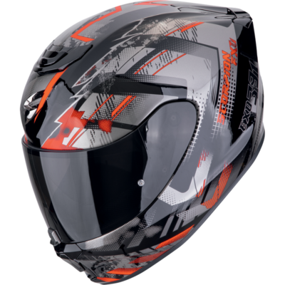 Scorpion Helmet Exo-391 Clutter (Black/Red) -1
