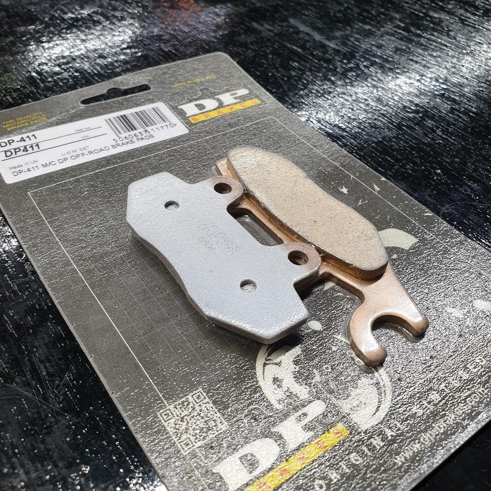 DP Brake Pads for Kawasaki H2 SX/SE, Triumph Bonneville T100, Street Twin Scrambler, Speed Triple 955, Tiger Explorer 1200 (DP411) - Image 2