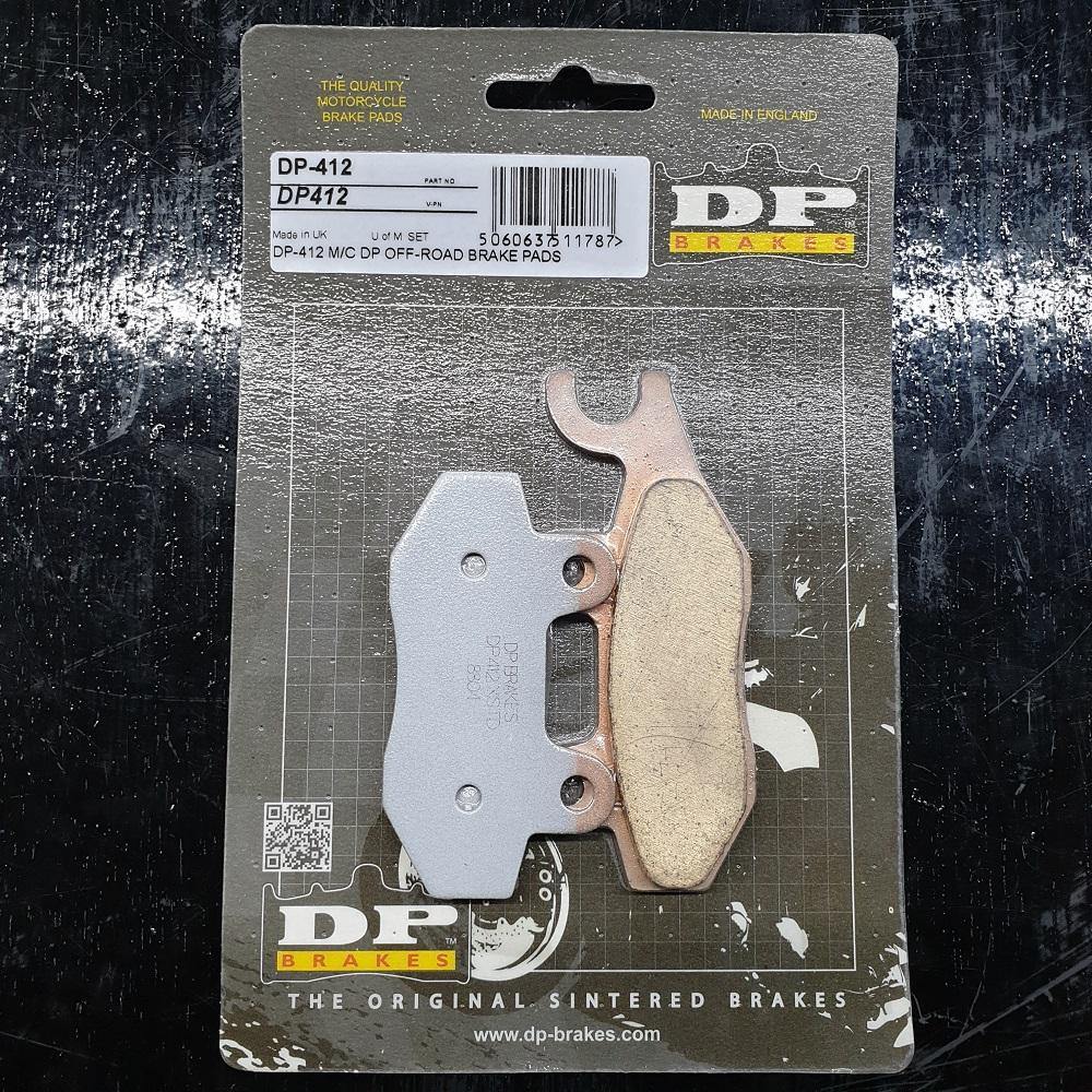 DP Brake Pads for Honda XL125 Varadero, Kawasaki Ninja 300, KLR 650, Suzuki Burgman 200, Triumph Tiger 1050, Daytona 1200 (DP412)