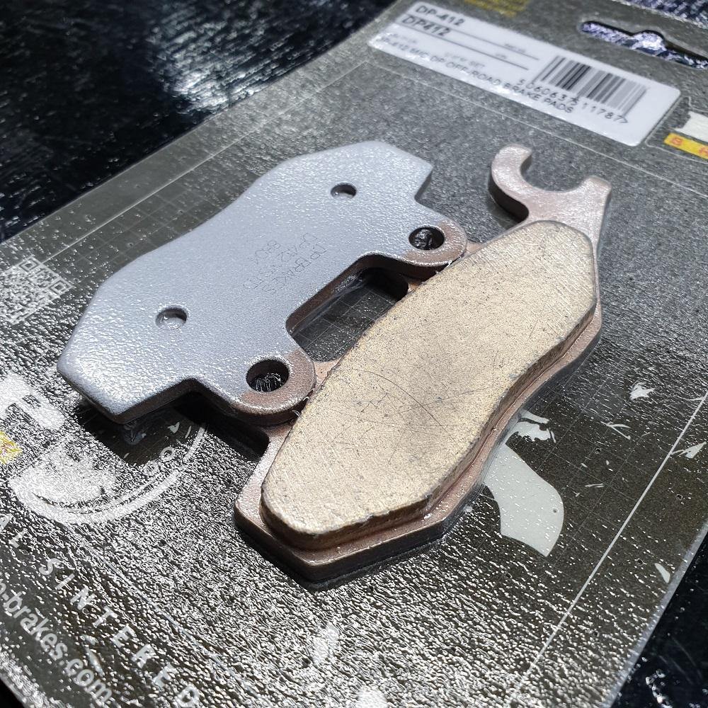DP Brake Pads for Honda XL125 Varadero, Kawasaki Ninja 300, KLR 650, Suzuki Burgman 200, Triumph Tiger 1050, Daytona 1200 (DP412) - Image 3