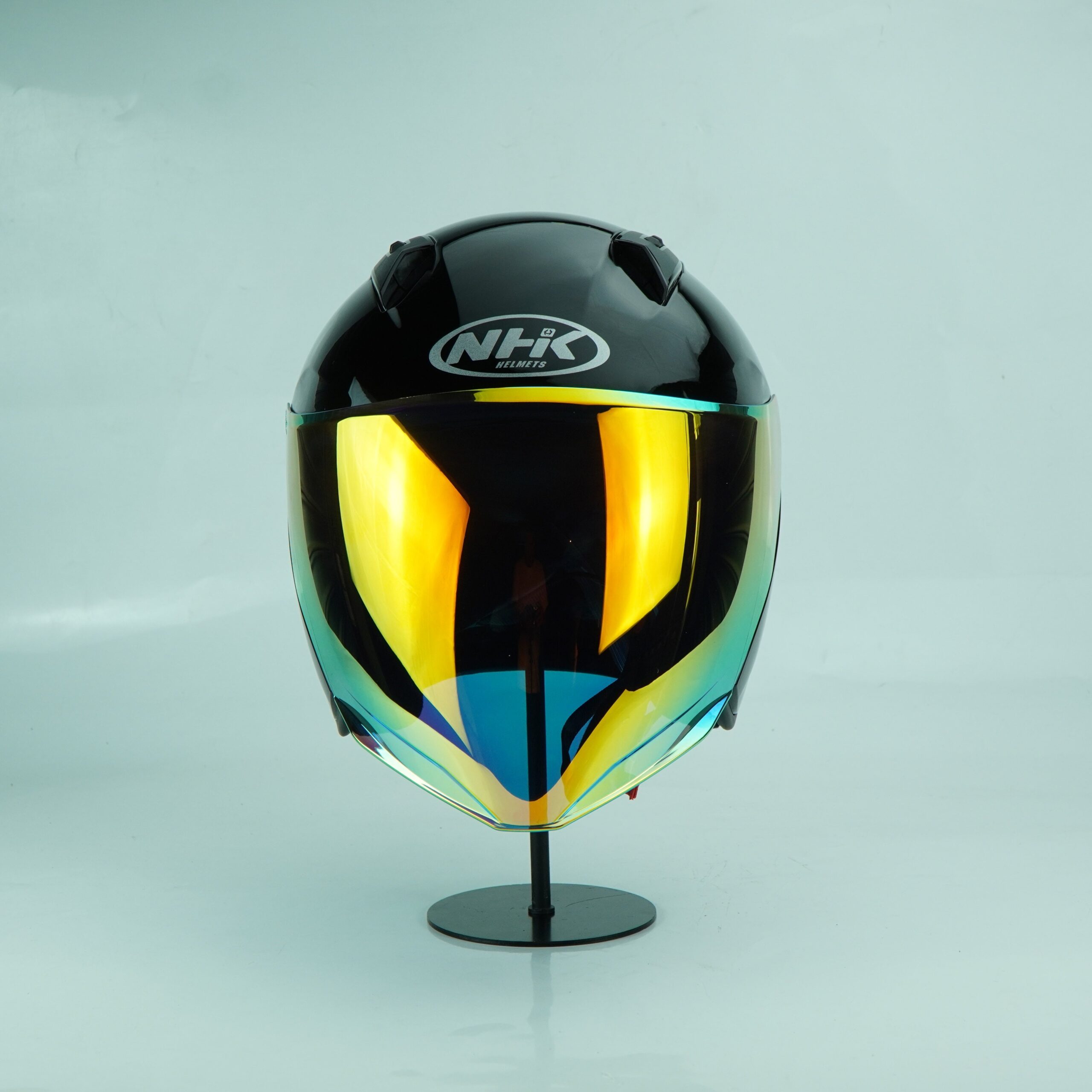 NHK Helmet R1S Solid (Black Denim Mett) - Image 2