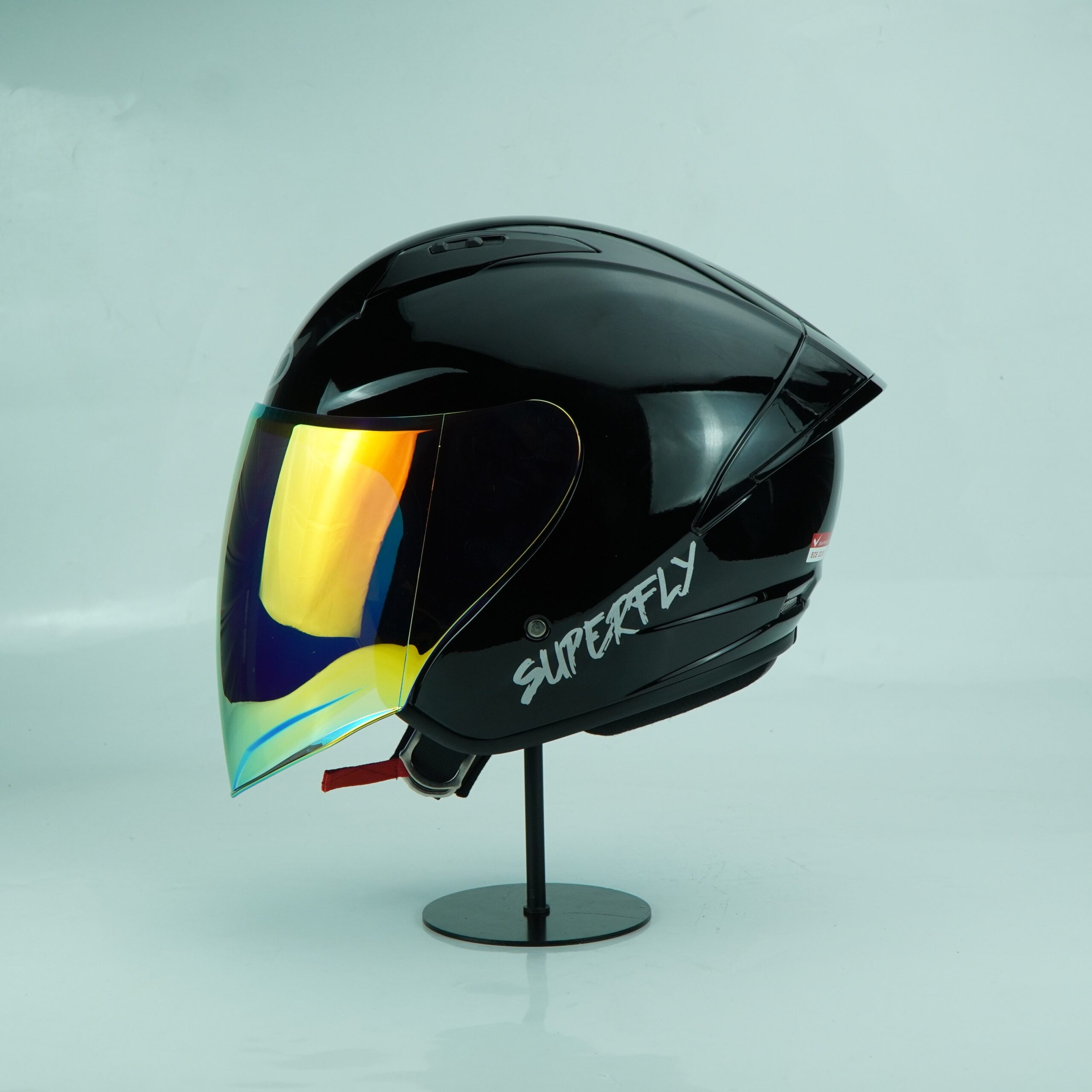 NHK Helmet R1S Solid (Black Denim Mett) - Image 9
