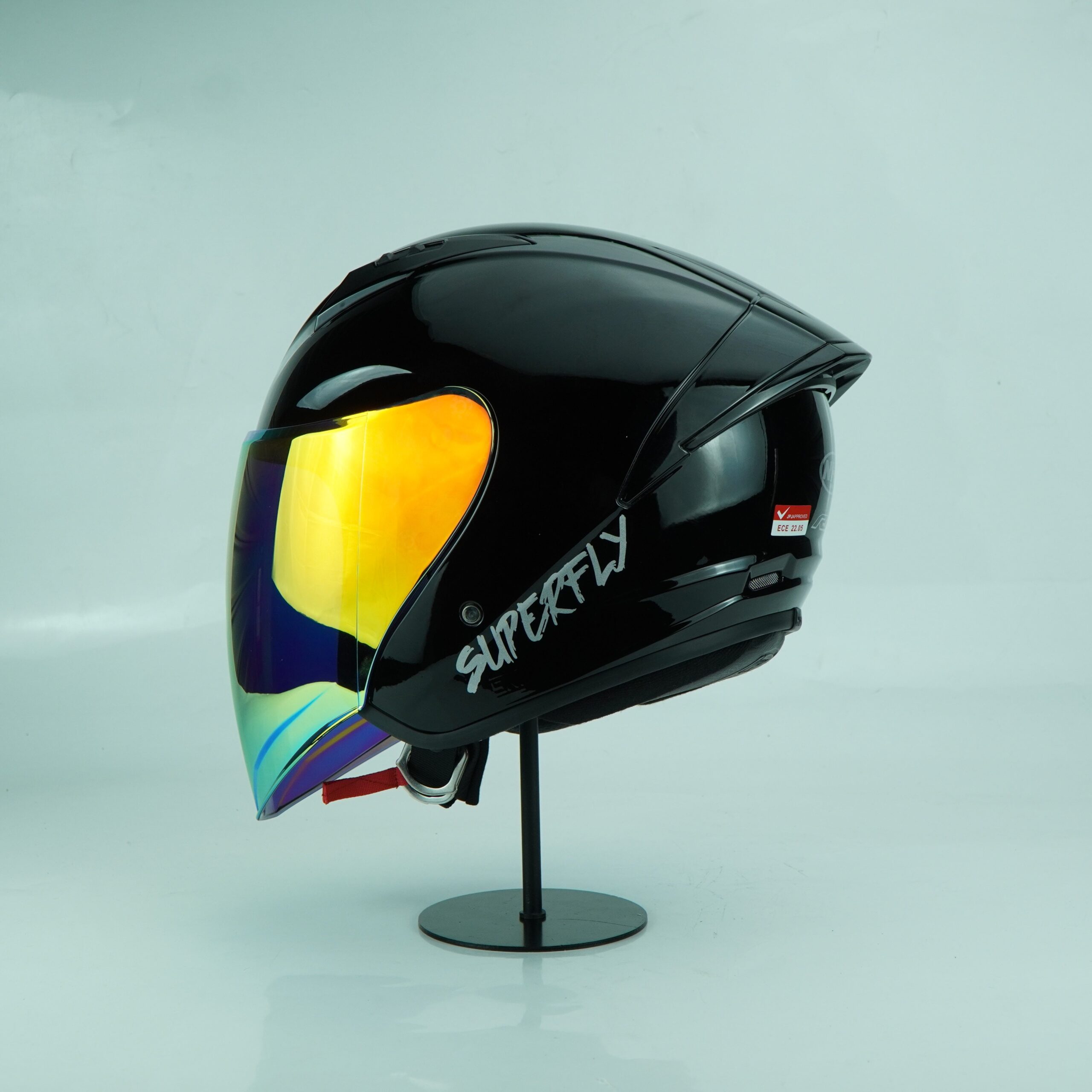 NHK Helmet R1S Solid (Black Denim Mett) - Image 8