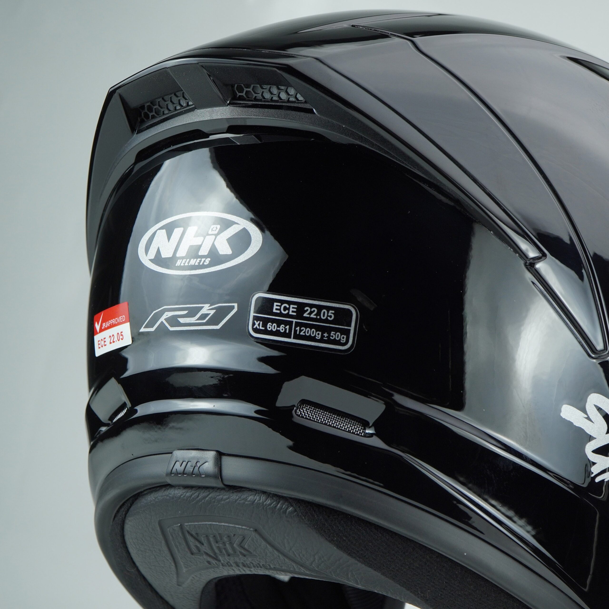 NHK Helmet R1S Solid (Black Denim Mett) - Image 13