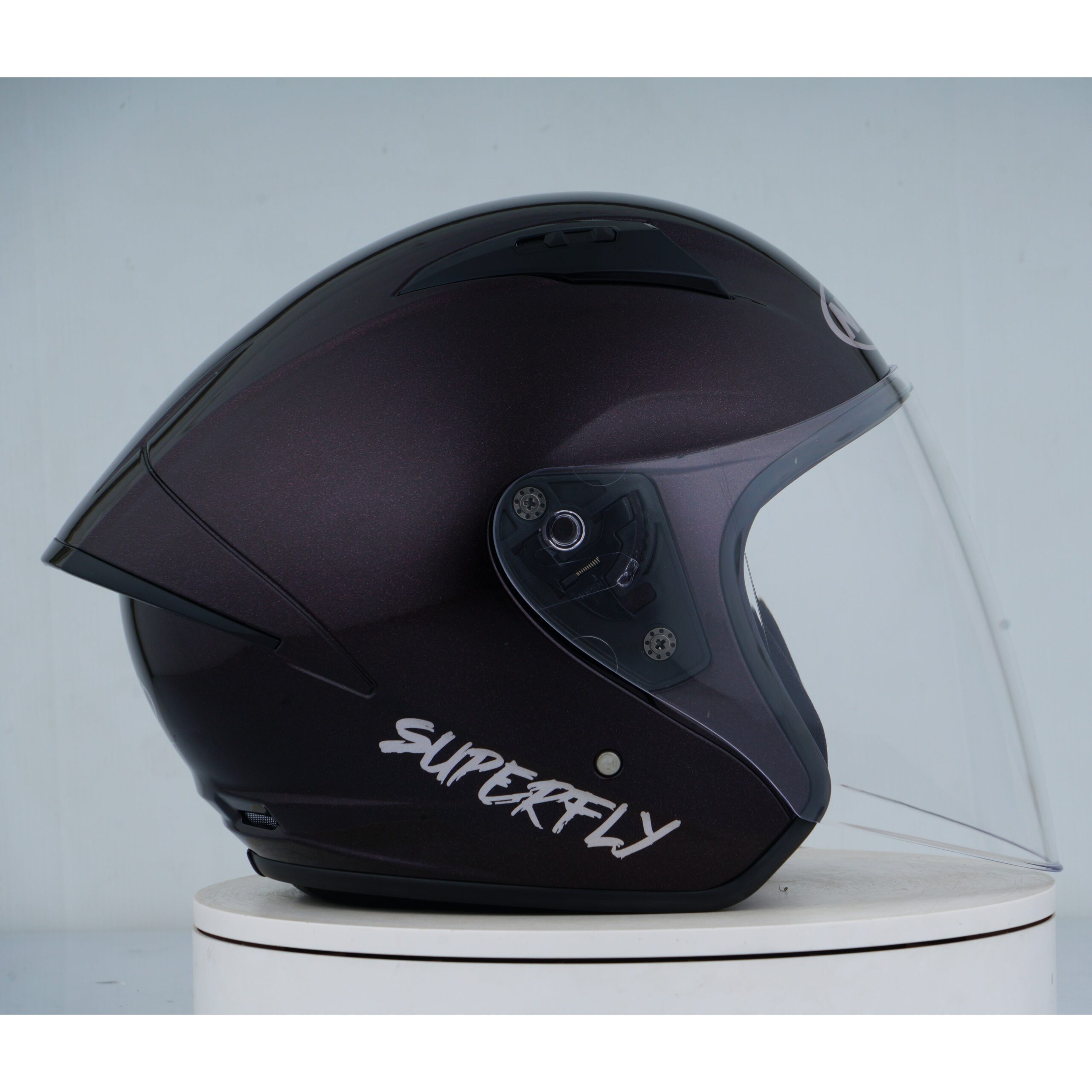 NHK Helmet R1S Solid (Laser Red) - Image 2