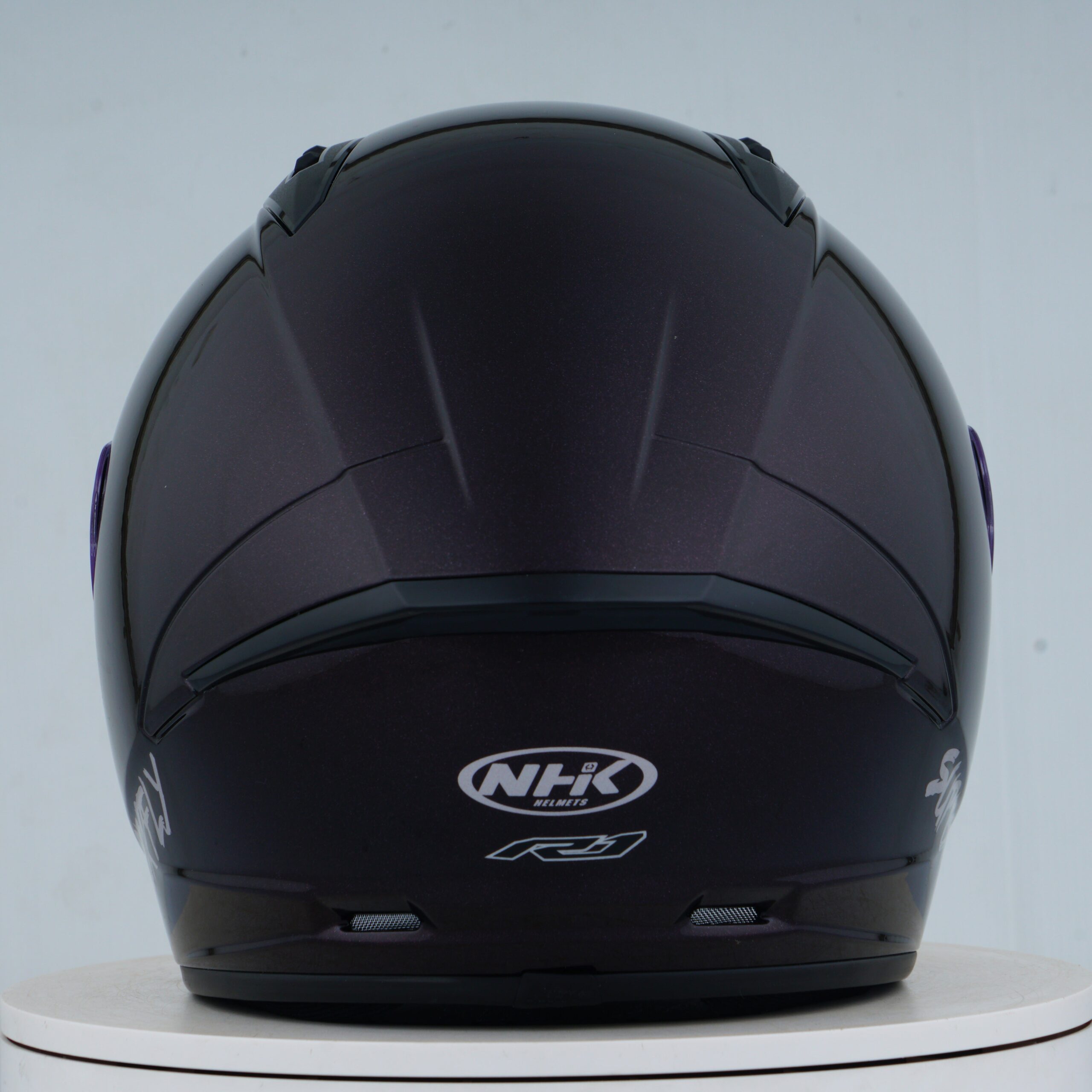 NHK Helmet R1S Solid (Laser Red) - Image 3