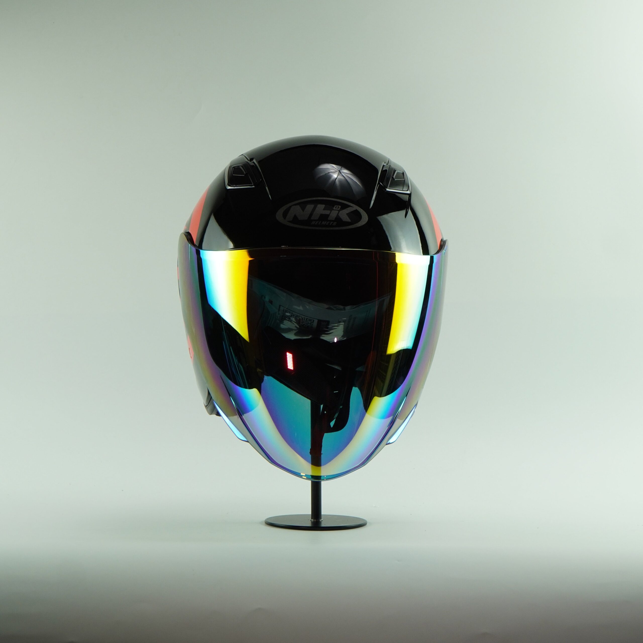 NHK Helmet S1GP S Kanji #1 (Black/Red Glossy) - Image 2