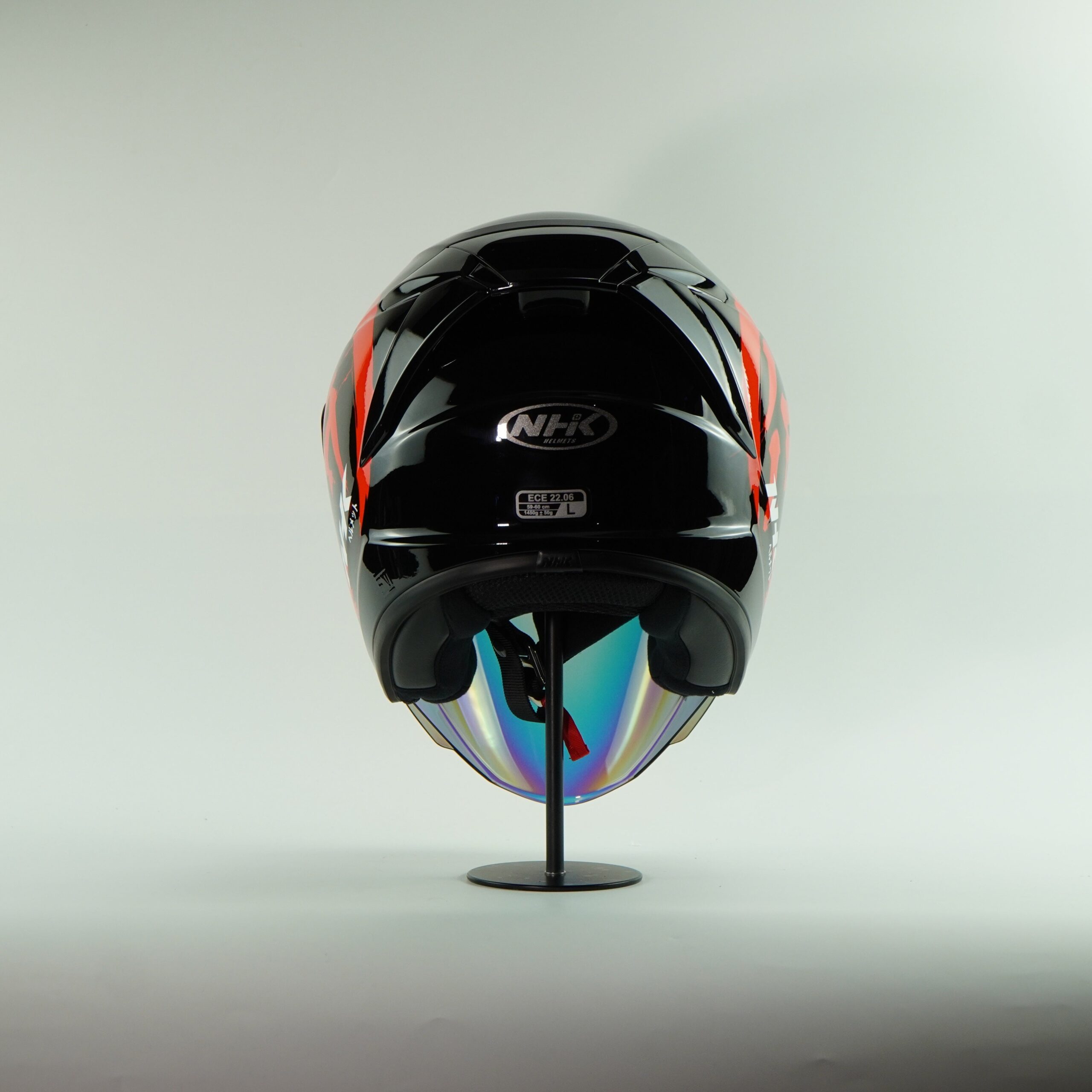 NHK Helmet S1GP S Kanji #1 (Black/Red Glossy) - Image 6