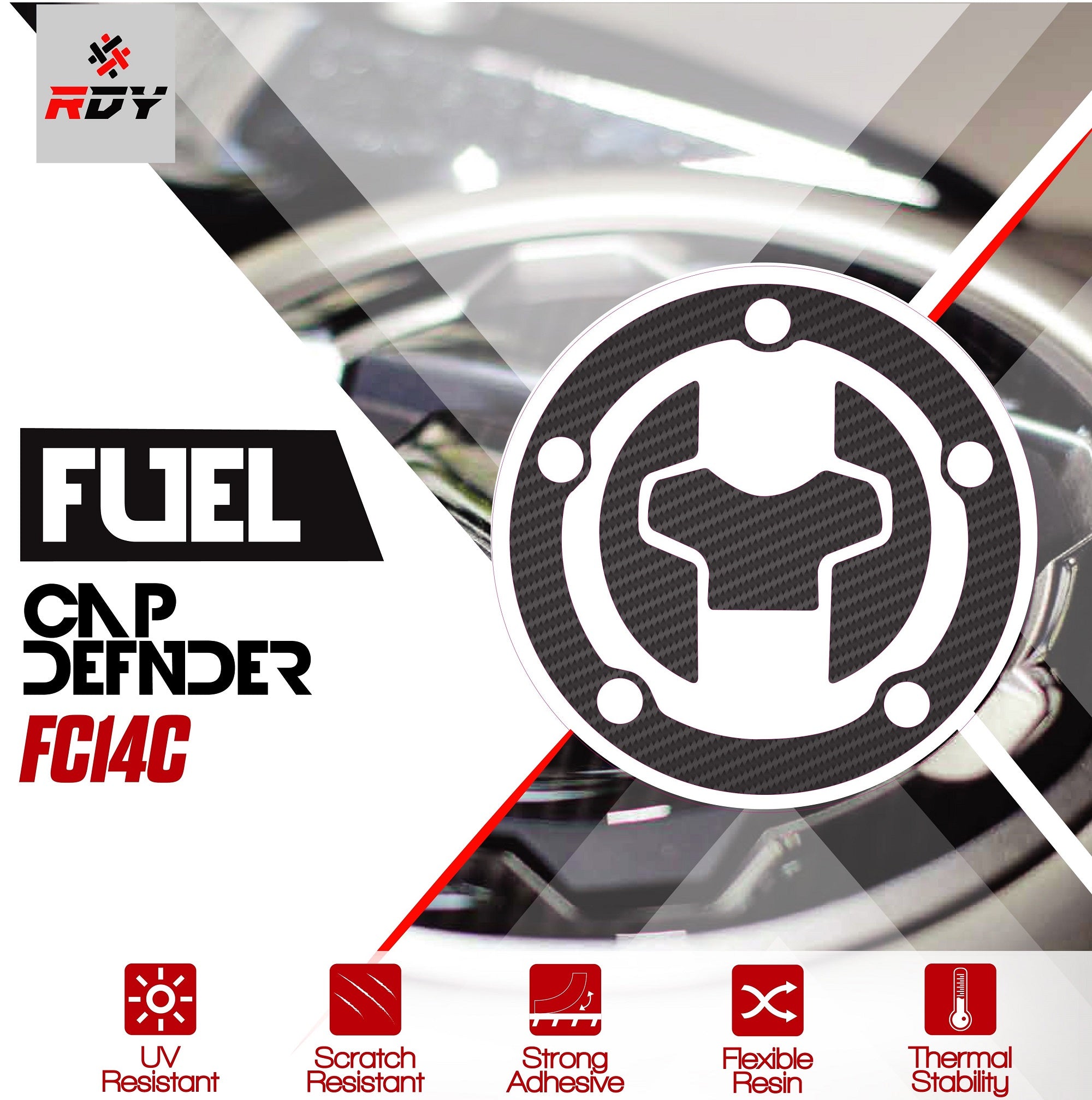 RDY Fuel Cap Defender fits for Kawasaki Fuel Cap