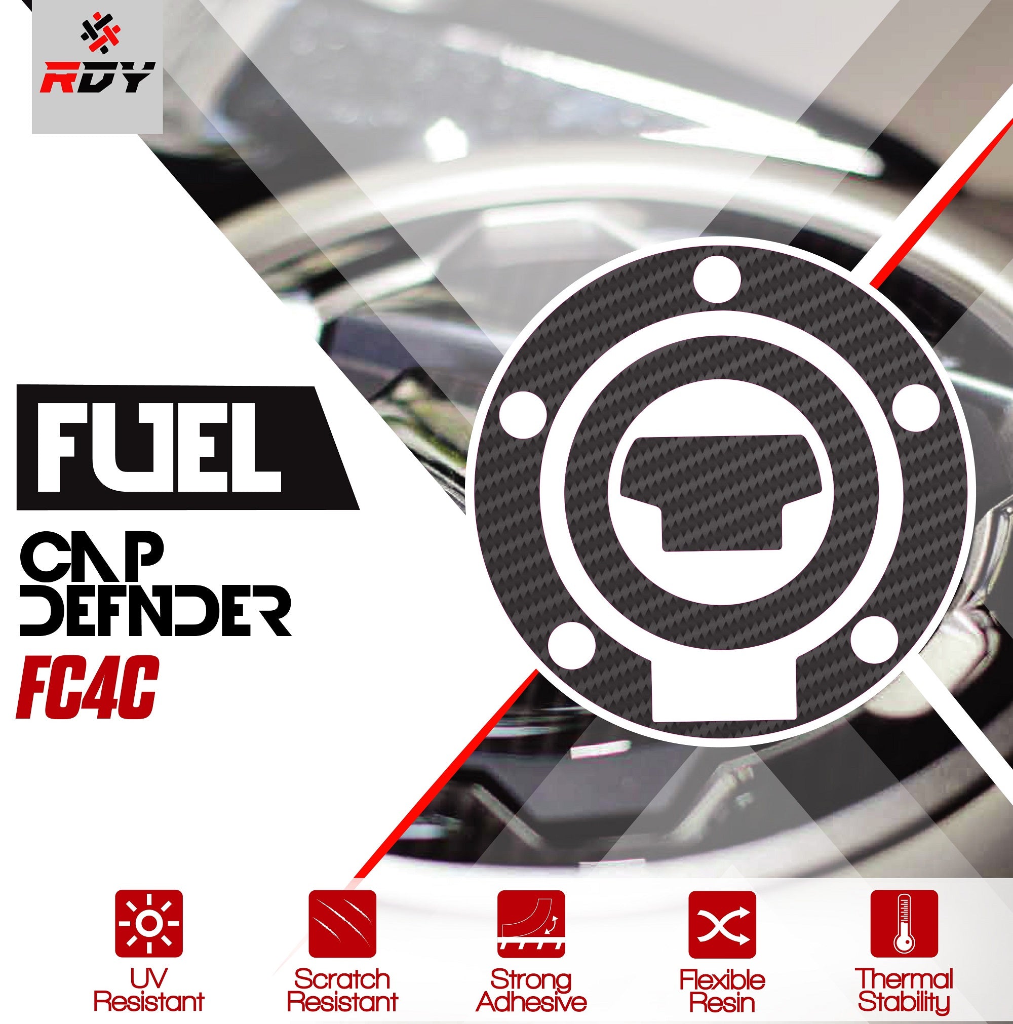 RDY Fuel Cap Defender fits for Yamaha Fuel Cap (5 Holes)