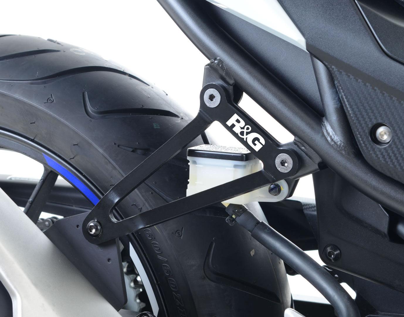 R&G Exhaust Hanger Kit and Footrest Blanking Plate fits for Honda CBR500R ('16-) & CB500F ('16-)
