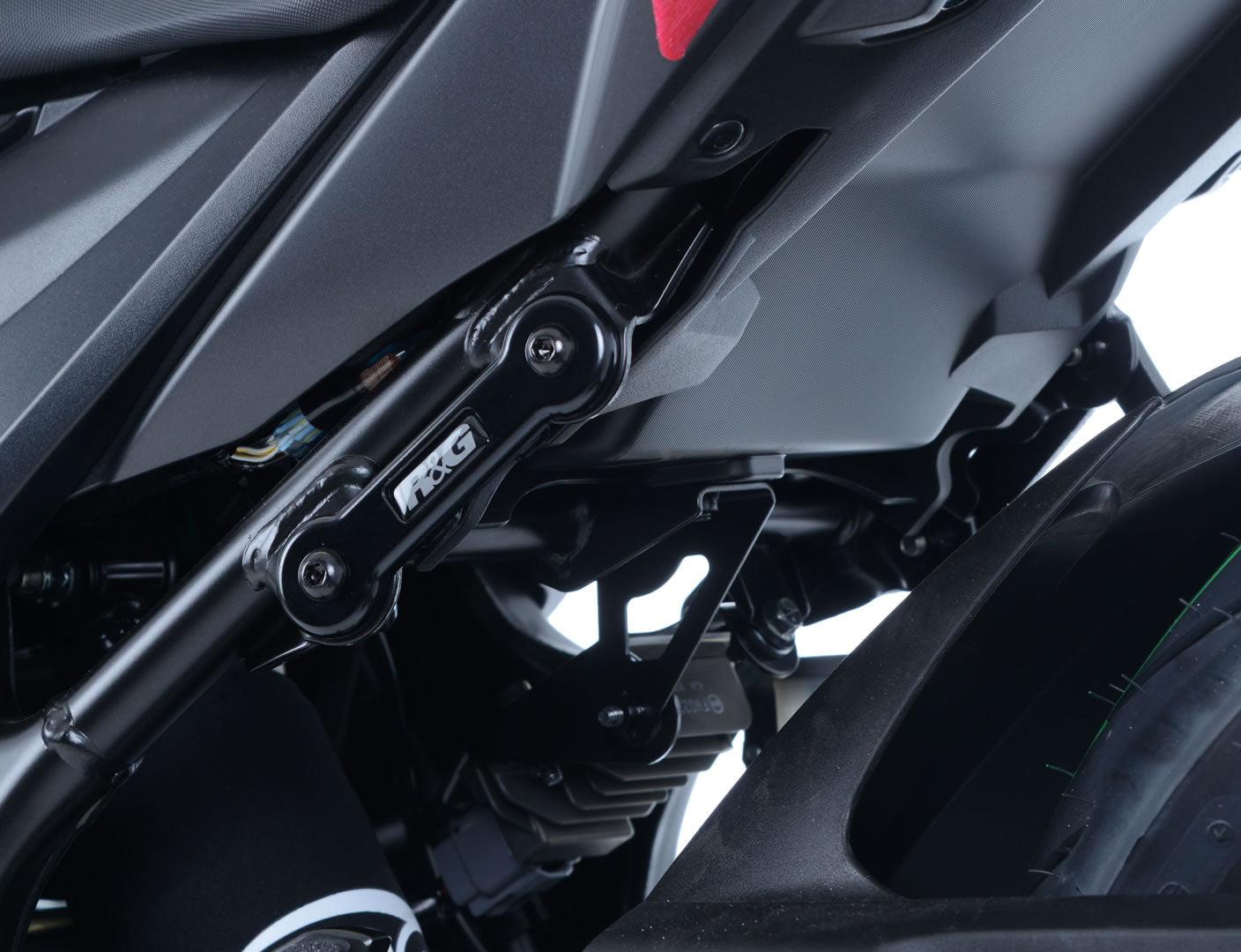 R&G Exhaust Hanger Kit and Footrest Blanking Plate fit for Suzuki GSX250R ('17-) - Image 3