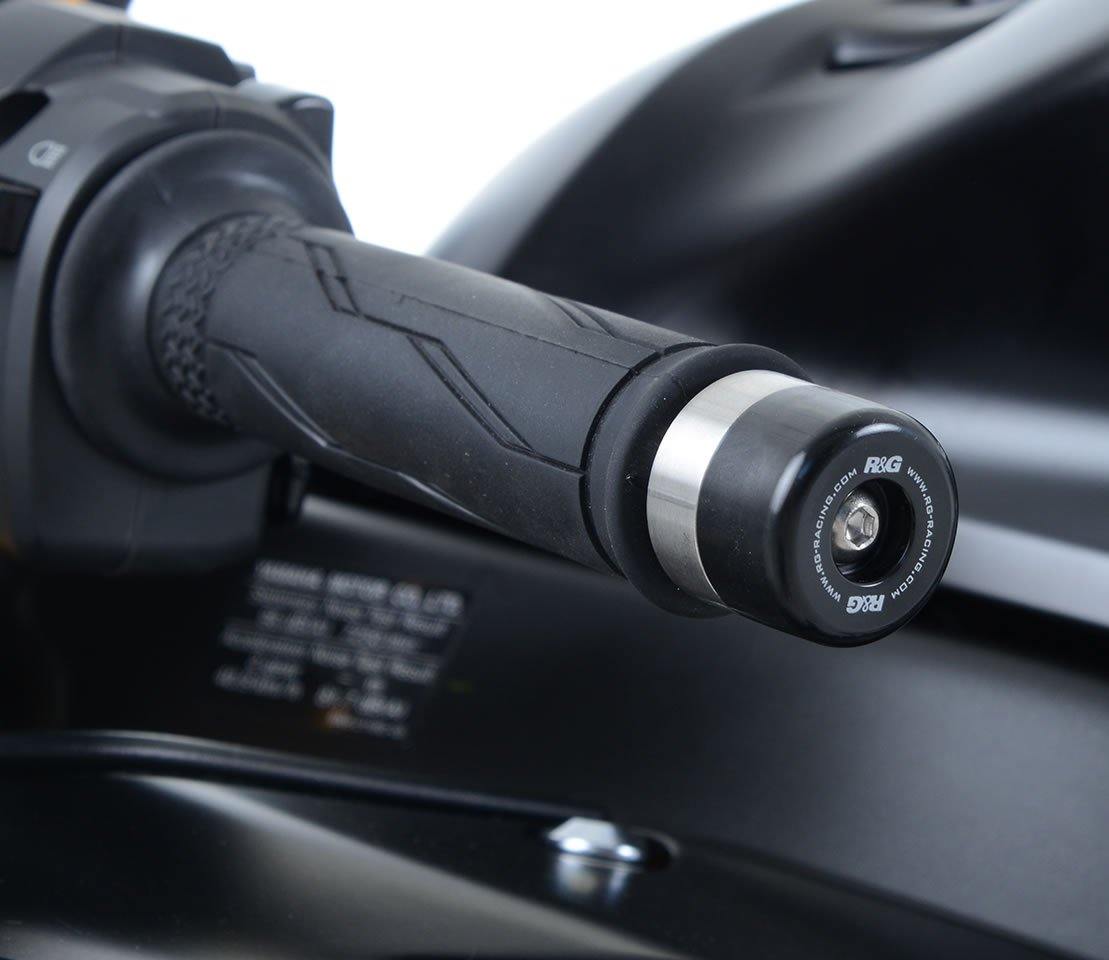 R&G Bar End Sliders fits for Honda Crossrunner ('11-), Triumph Explorer 1200 ('12-), Yamaha YZF-R6 ('17-) & Suzuki V-Strom 250 ('17-)