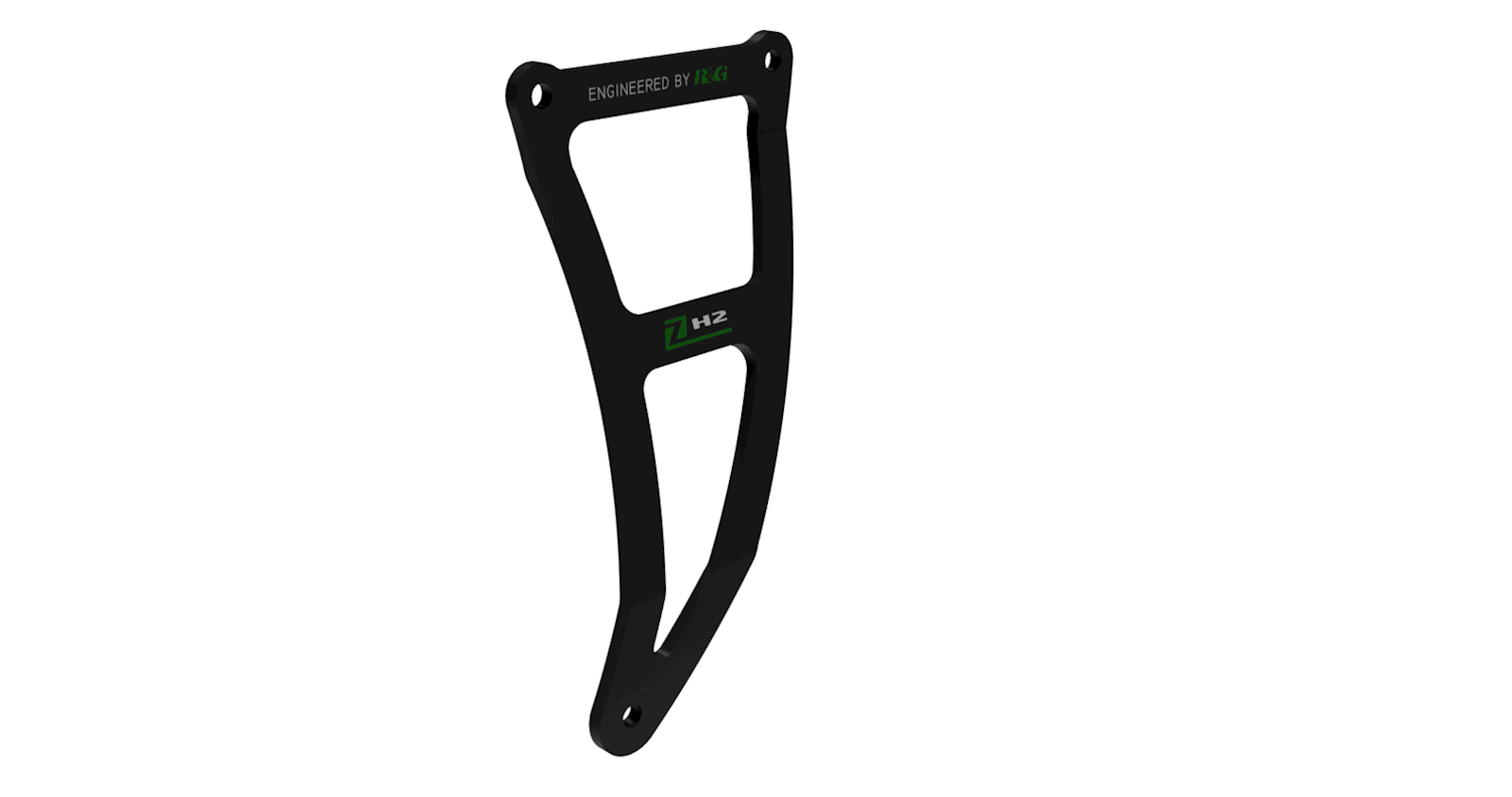 R&G Exhaust Hanger Kit and Footrest Blanking Plate fits for Kawasaki ZH2 ('20-) - Image 2